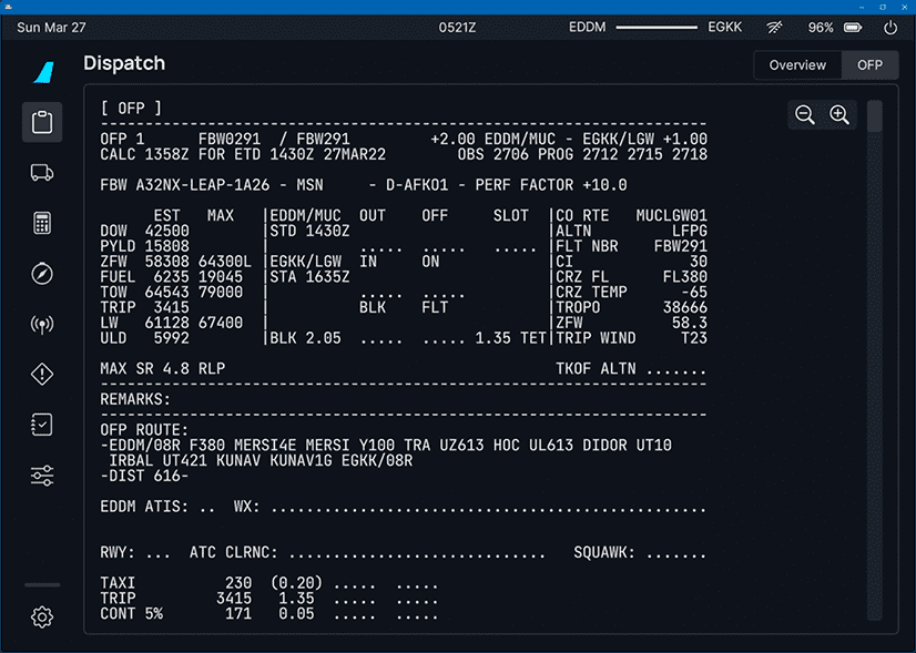 OFP Dispatch